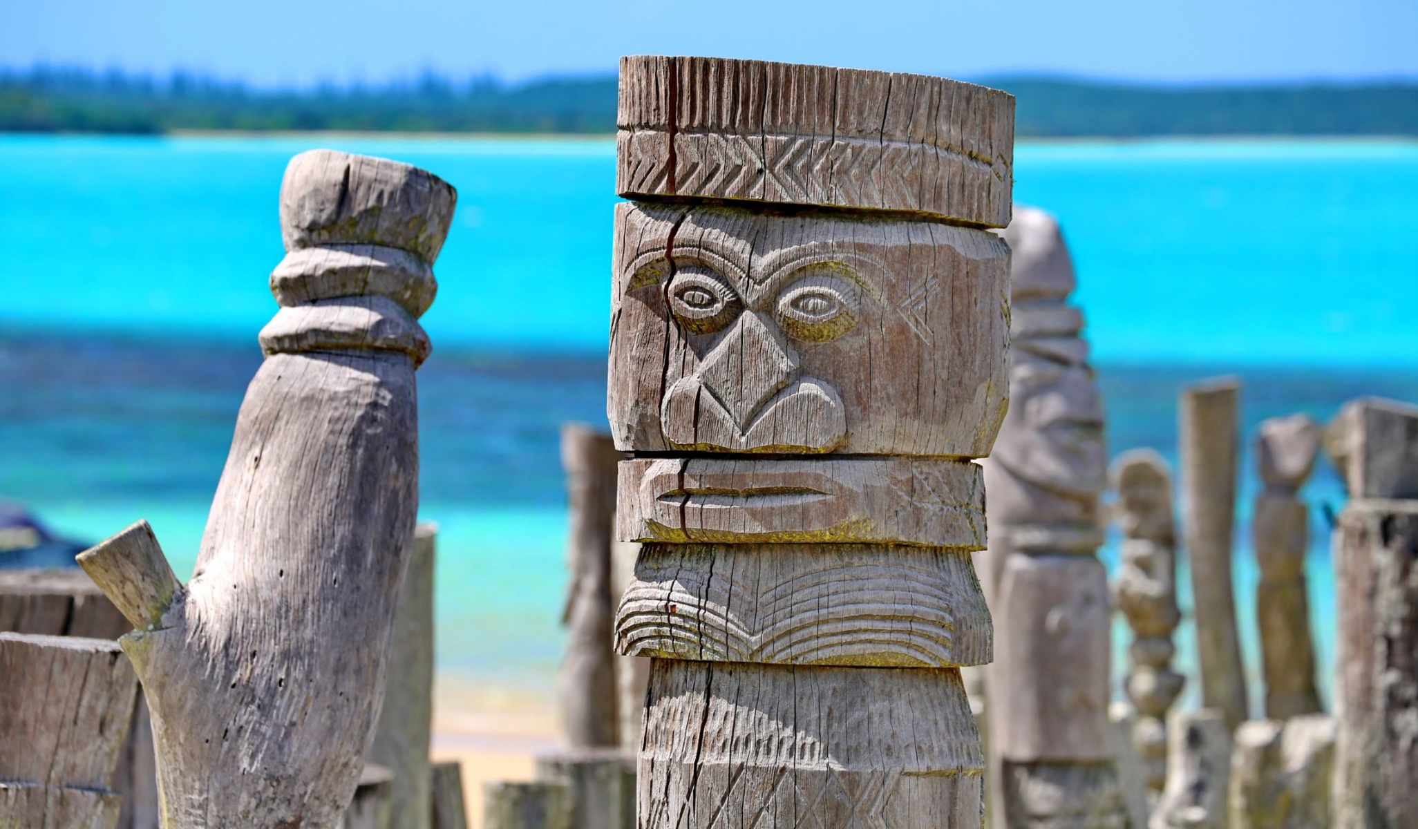 Mwa Ka totem pole top attraction New Caledonia